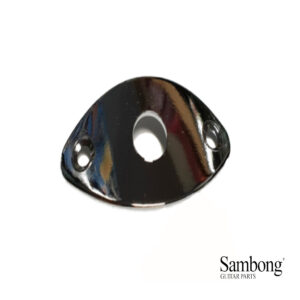 SAMBONG - Porta Jack ovalado cromado CURVO
